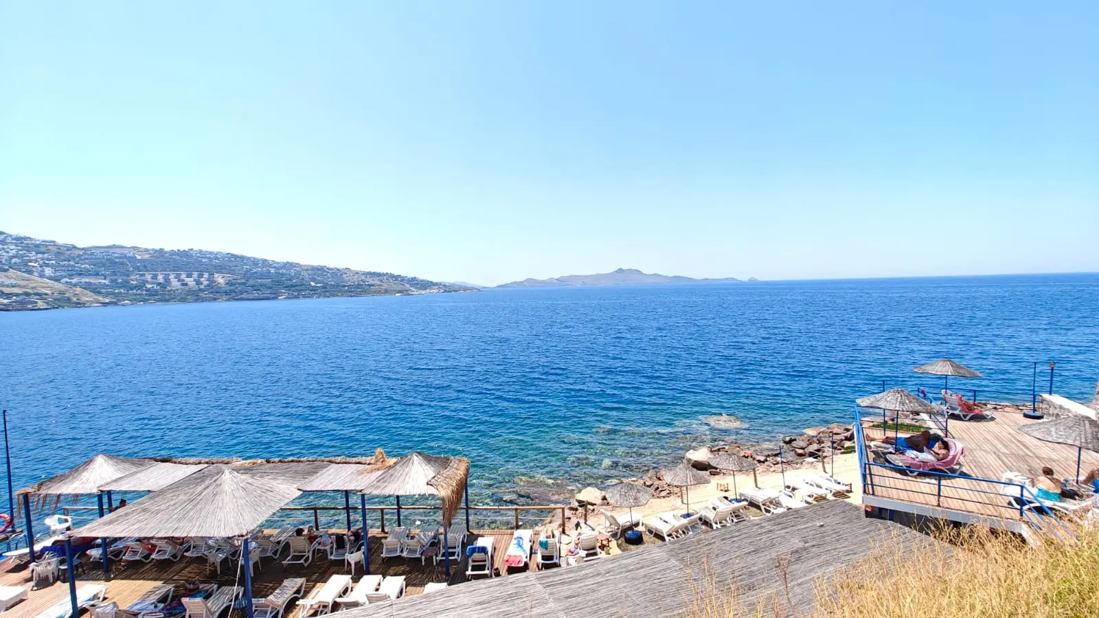 Private beach